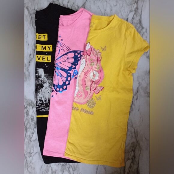 (Bundle) 3 Short Sleeve Shirts Size XXL 14-16 - Picture 1 of 14